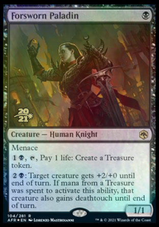 Forsworn Paladin [Dungeons & Dragons: Adventures in the Forgotten Realms Prerelease Promos] | Local Legends