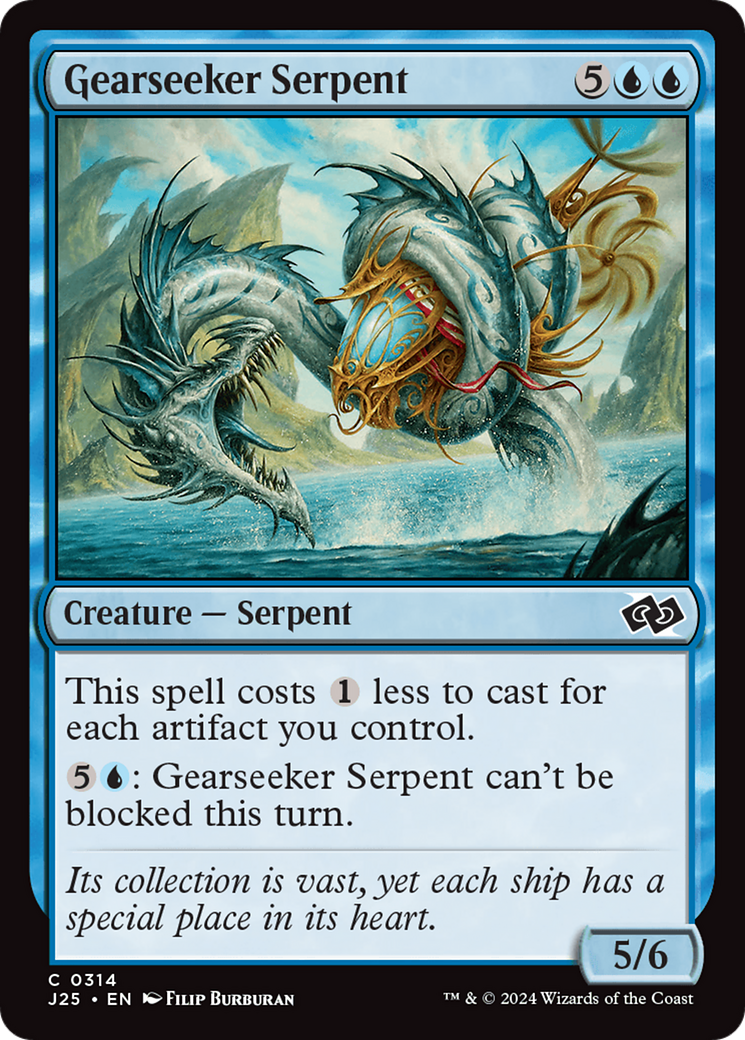Gearseeker Serpent [Foundations Jumpstart] | Local Legends