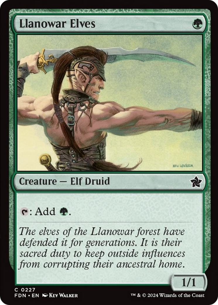 Llanowar Elves [Foundations] | Local Legends