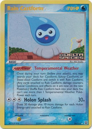 Rain Castform (26/113) (Stamped) [EX: Delta Species] | Local Legends