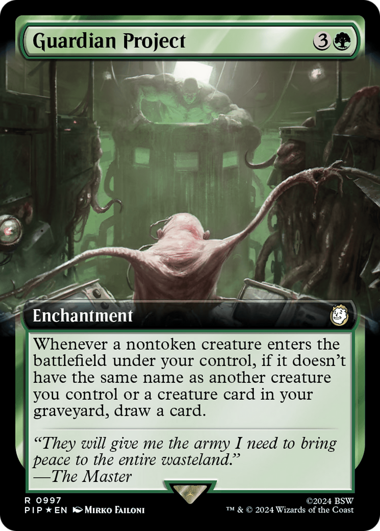 Guardian Project (Extended Art) (Surge Foil) [Fallout] | Local Legends