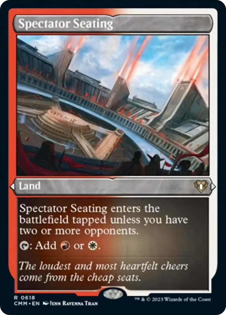 Spectator Seating (Foil Etched) [Commander Masters] | Local Legends