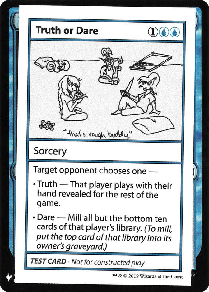 Truth or Dare [Mystery Booster Playtest Cards] | Local Legends