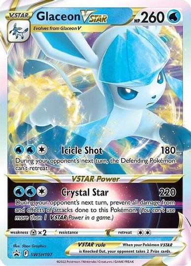 Glaceon VSTAR (SWSH197) (Jumbo Card) [Sword & Shield: Black Star Promos] | Local Legends