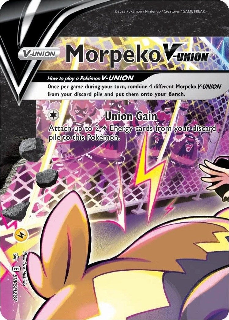 Morpeko V-Union (SWSH287) [Sword & Shield: Black Star Promos] | Local Legends