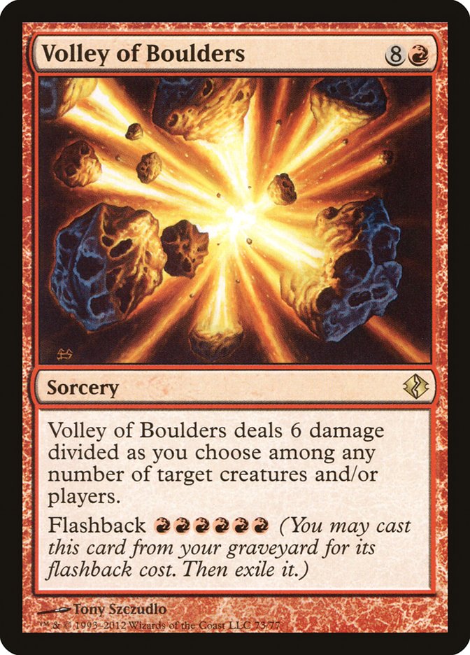 Volley of Boulders [Duel Decks: Venser vs. Koth] | Local Legends