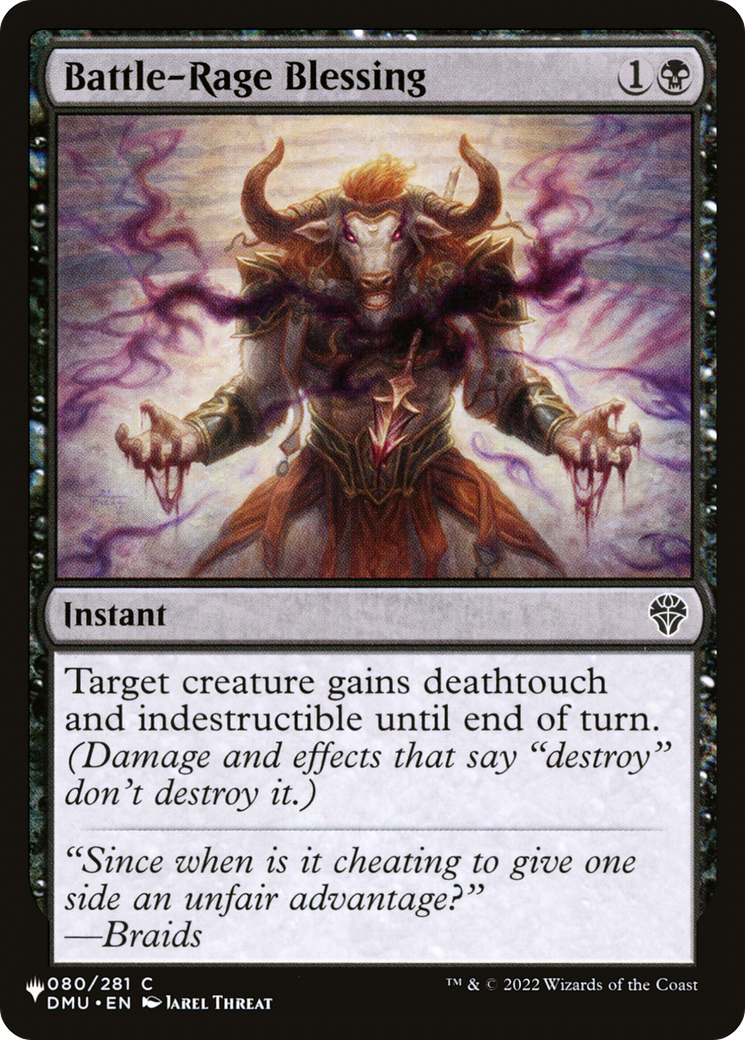 Battle-Rage Blessing [The List] | Local Legends