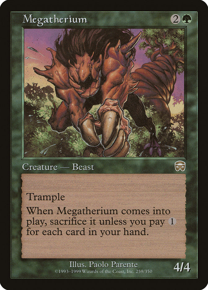 Megatherium [Mercadian Masques] | Local Legends