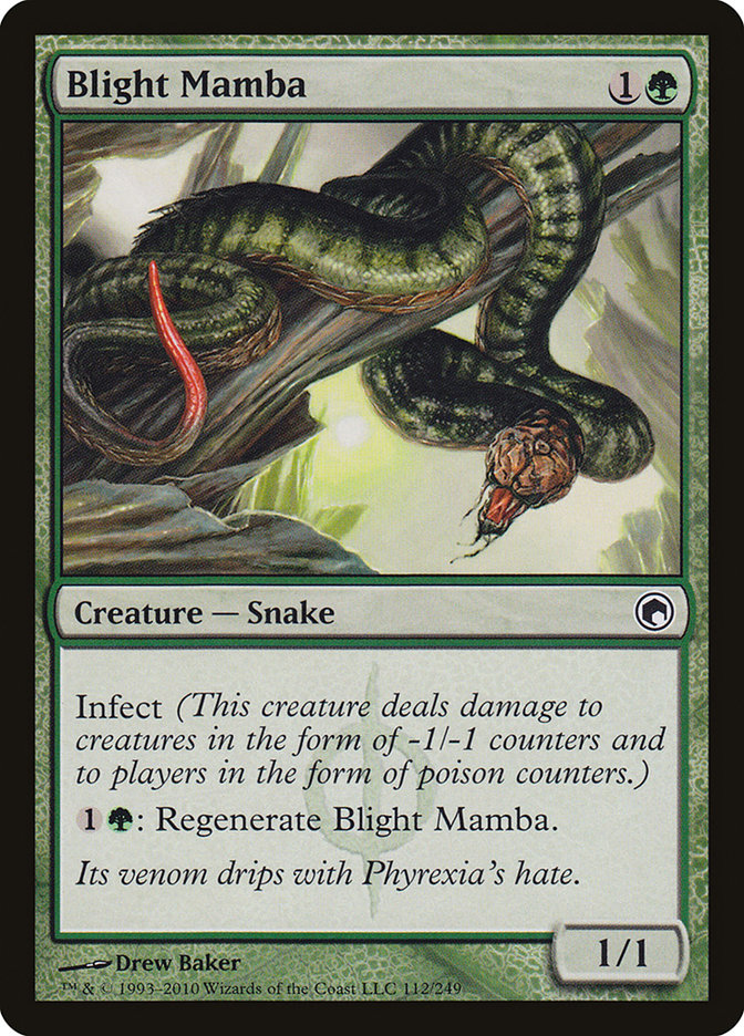 Blight Mamba [Scars of Mirrodin] | Golgari Games