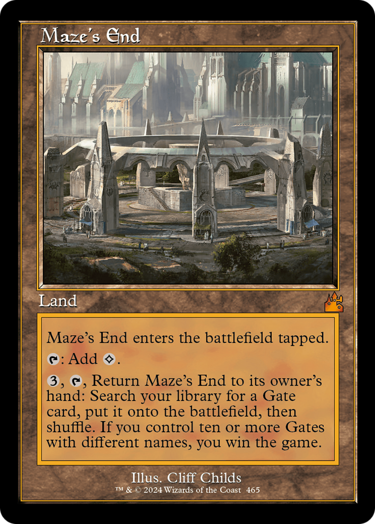 Maze's End (Retro Frame) [Ravnica Remastered] | Local Legends