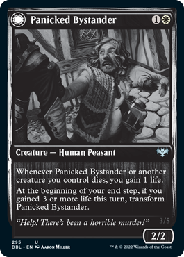Panicked Bystander // Cackling Culprit [Innistrad: Double Feature] | Local Legends