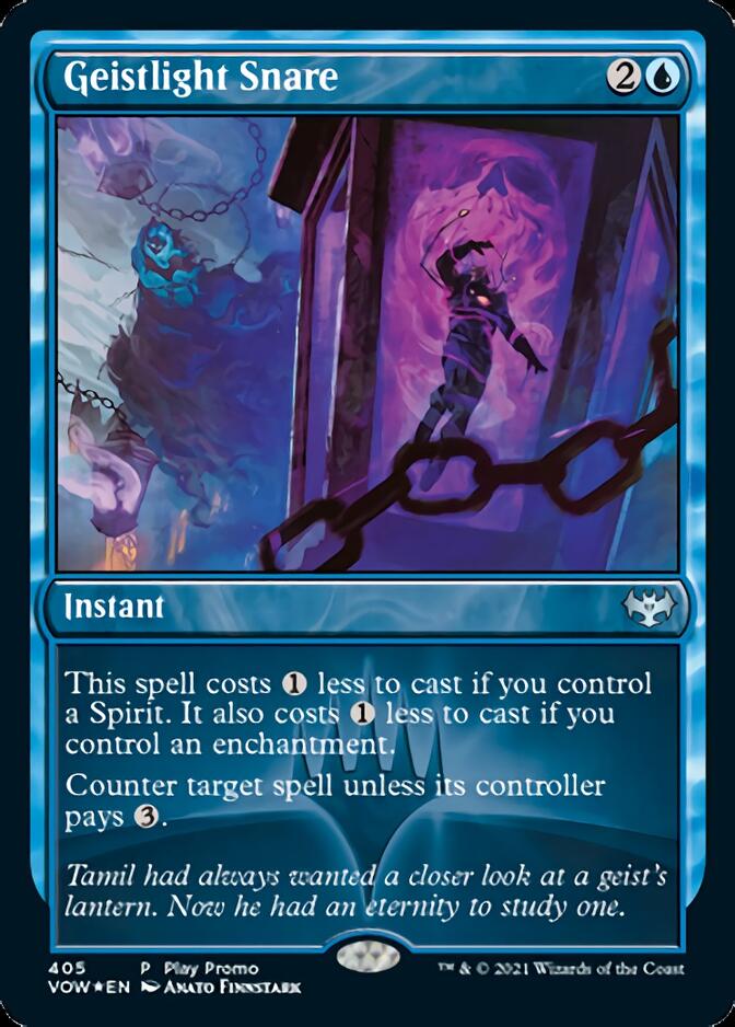 Geistlight Snare (Play Promo) [Innistrad: Crimson Vow] | Local Legends