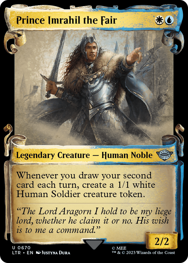 Prince Imrahil the Fair [The Lord of the Rings: Tales of Middle-Earth Showcase Scrolls] | Golgari Games