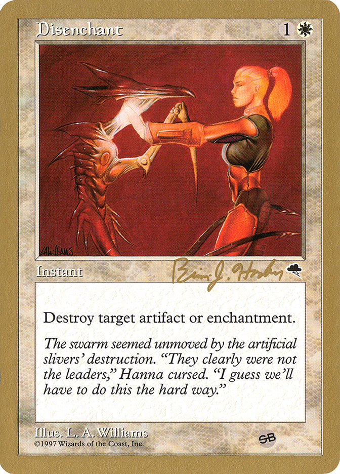 Disenchant (Brian Hacker) (SB) [World Championship Decks 1998] | Local Legends