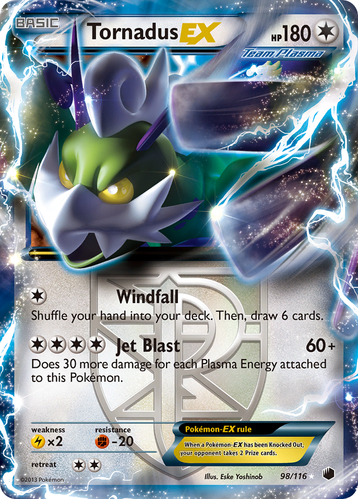 Tornadus EX (98/116) [Black & White: Plasma Freeze] | Golgari Games