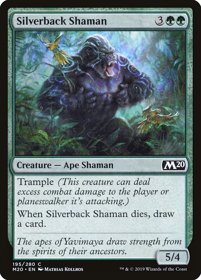 Silverback Shaman [Core Set 2020] | Golgari Games