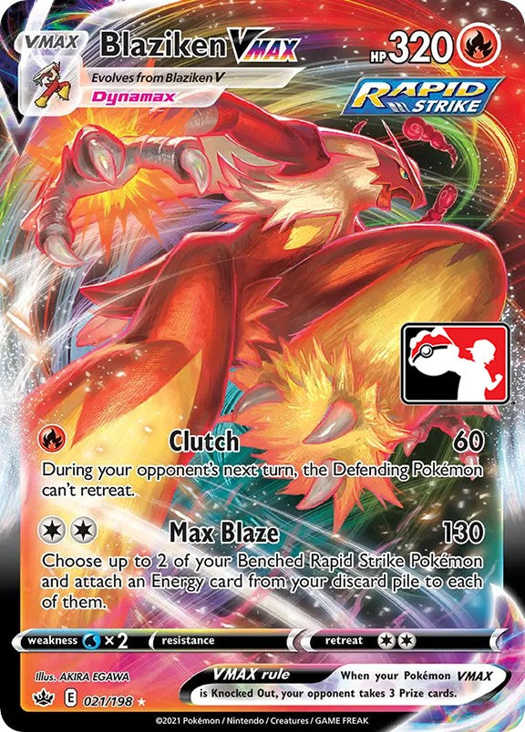 Blaziken VMAX (021/198) [Prize Pack Series One] | Golgari Games