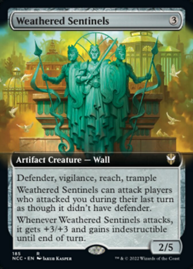 Weathered Sentinels (Extended Art) [Streets of New Capenna Commander] | Golgari Games