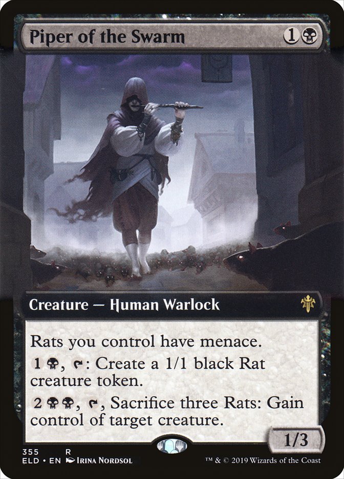Piper of the Swarm (Extended Art) [Throne of Eldraine] | Local Legends