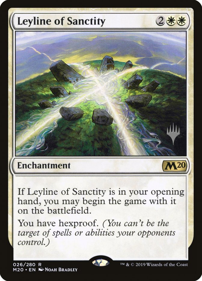 Leyline of Sanctity (Promo Pack) [Core Set 2020 Promos] | Local Legends