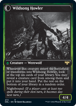 Howlpack Piper // Wildsong Howler [Innistrad: Double Feature] | Local Legends