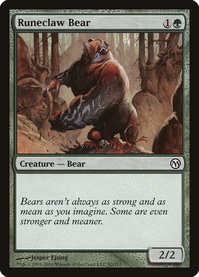 Runeclaw Bear [Duels of the Planeswalkers] | Local Legends