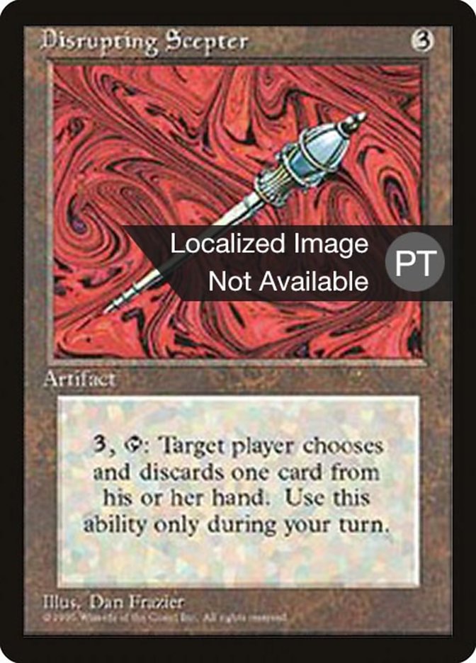 Disrupting Scepter [Fourth Edition (Foreign Black Border)] | Local Legends