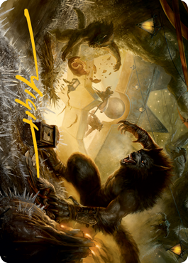 Storm the Festival Art Card (Gold-Stamped Signature) [Innistrad: Midnight Hunt Art Series] | Local Legends