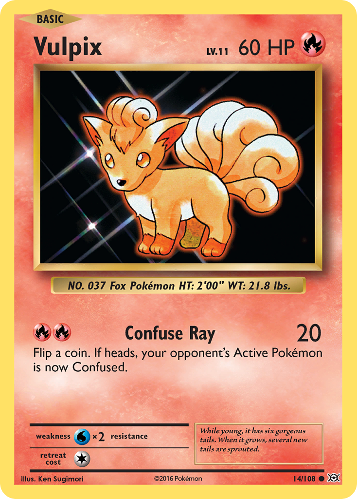 Vulpix (14/108) [XY: Evolutions] | Golgari Games