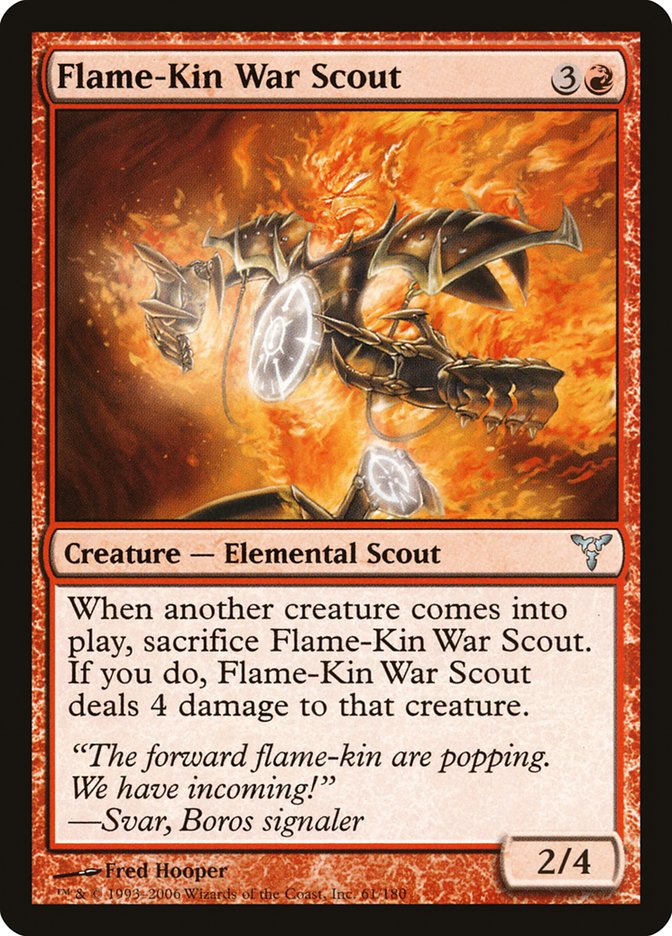 Flame-Kin War Scout [Dissension] | Golgari Games