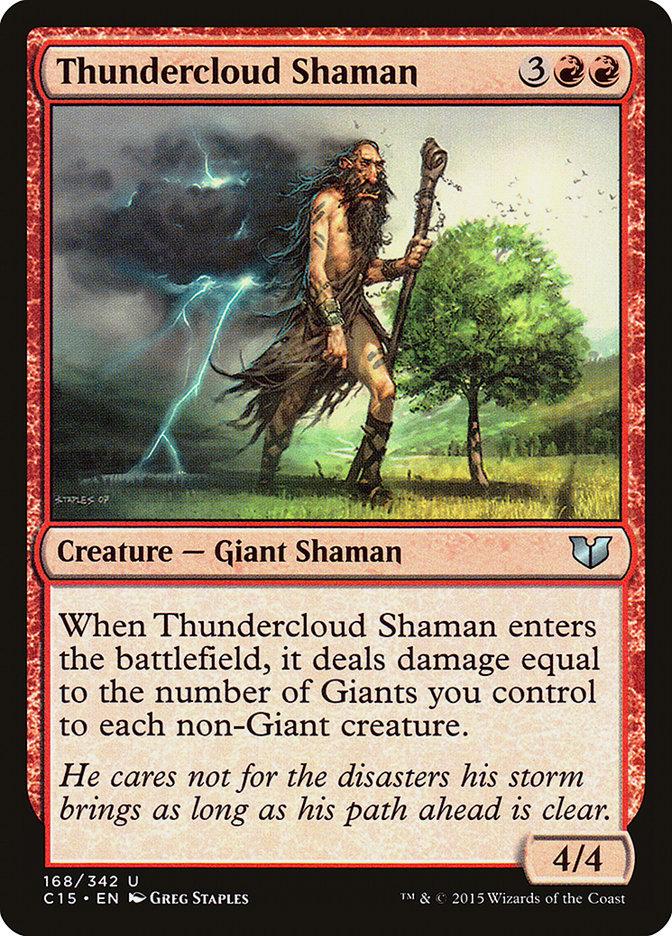 Thundercloud Shaman [Commander 2015] | Local Legends