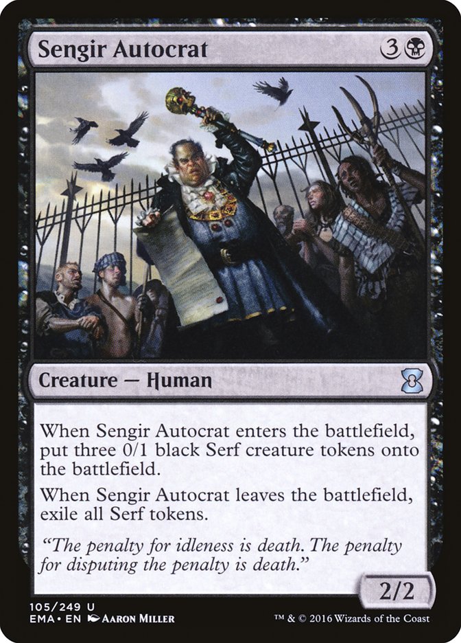 Sengir Autocrat [Eternal Masters] | Local Legends