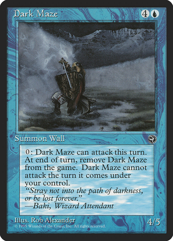 Dark Maze (Baki Flavor Text) [Homelands] | Local Legends
