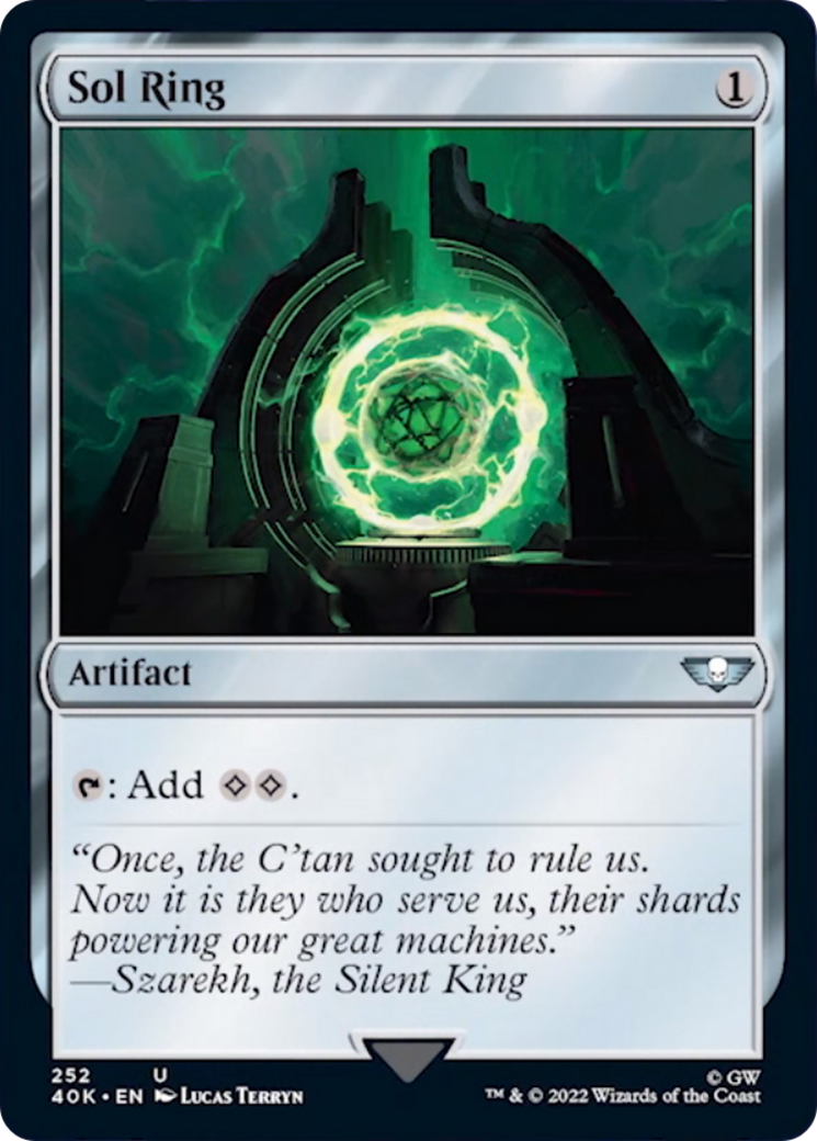 Sol Ring (252) (Surge Foil) [Universes Beyond: Warhammer 40,000] | Local Legends