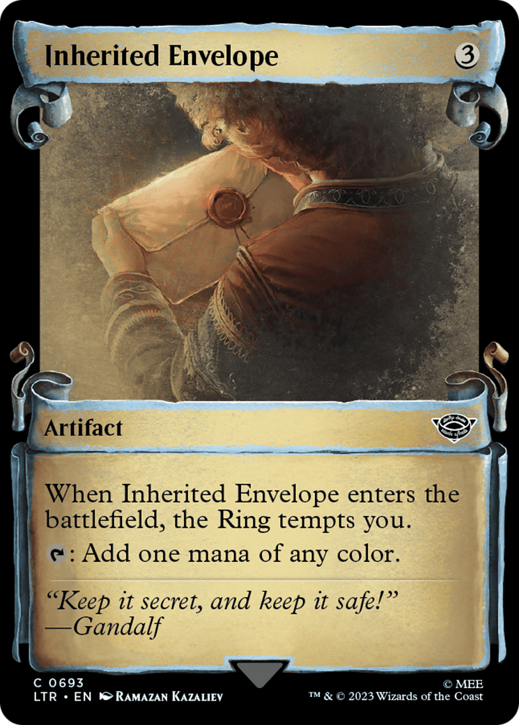 Inherited Envelope [The Lord of the Rings: Tales of Middle-Earth Showcase Scrolls] | Local Legends