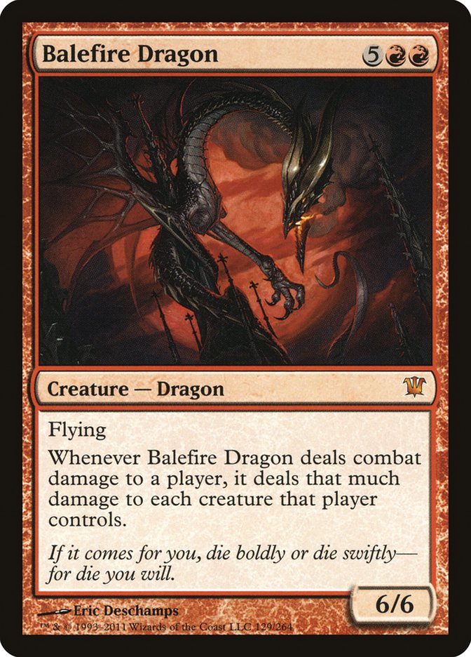 Balefire Dragon [Innistrad] | Golgari Games