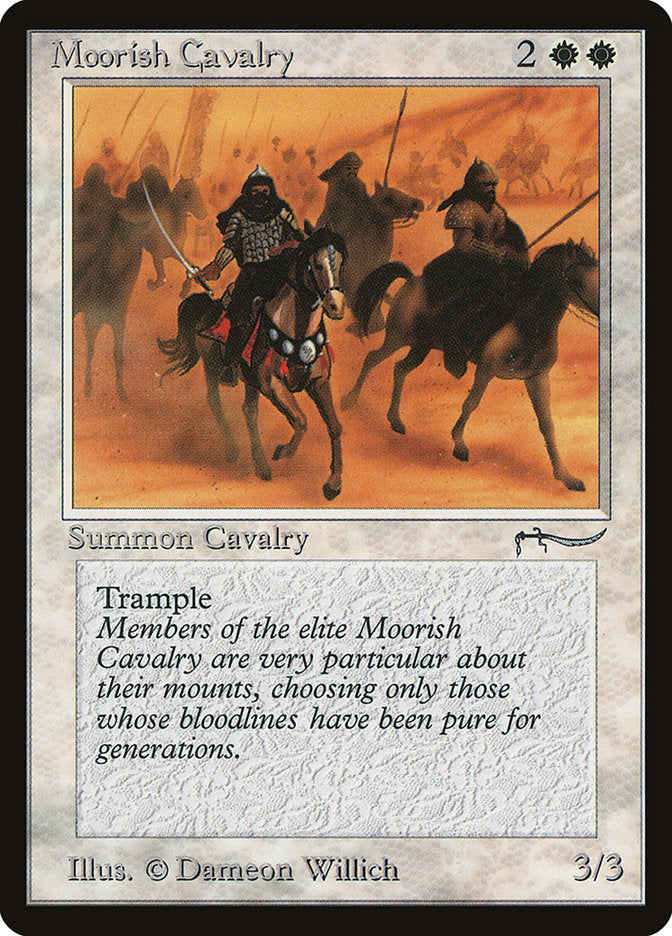 Moorish Cavalry (Light Mana Cost) [Arabian Nights] | Local Legends