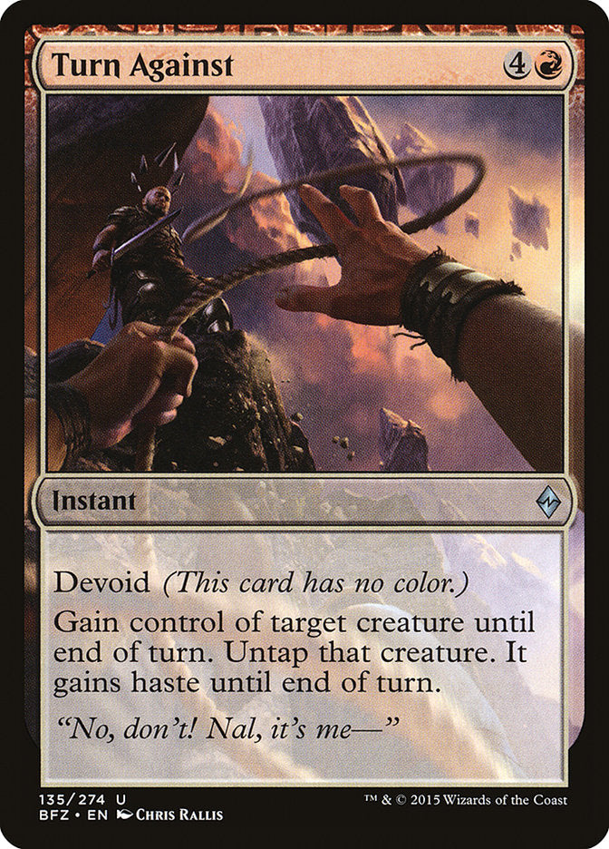Turn Against [Battle for Zendikar] | Local Legends