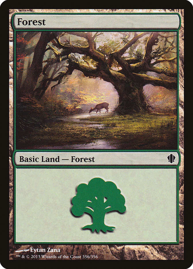 Forest (356) [Commander 2013] | Golgari Games