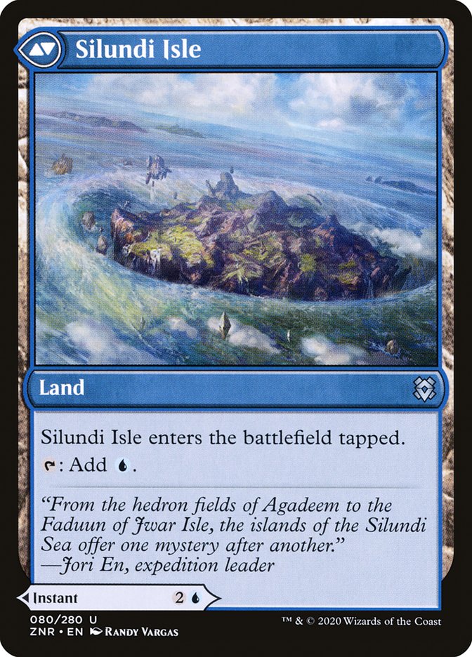 Silundi Vision // Silundi Isle [Zendikar Rising] | Local Legends