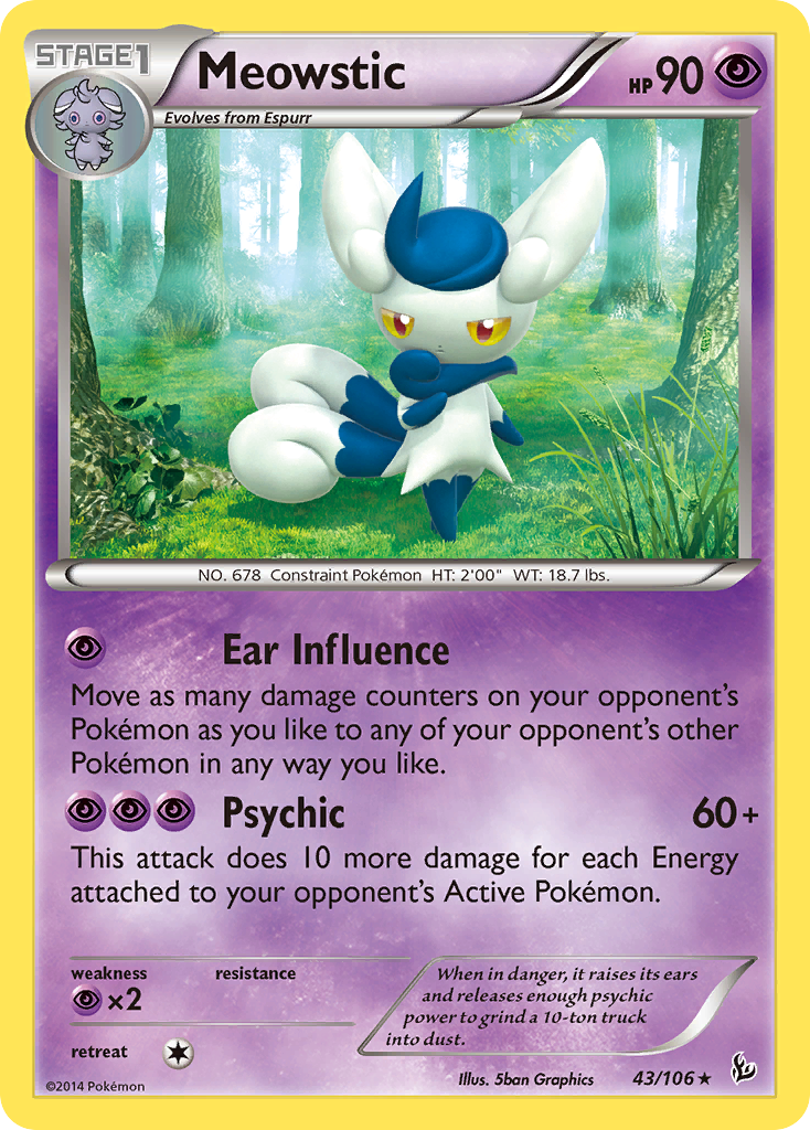 Meowstic (43/106) [XY: Flashfire] | Golgari Games