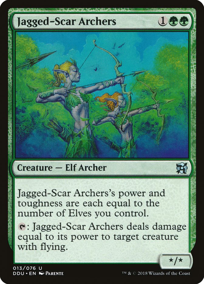 Jagged-Scar Archers [Duel Decks: Elves vs. Inventors] | Local Legends