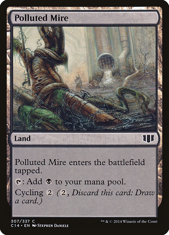 Polluted Mire [Commander 2014] | Golgari Games