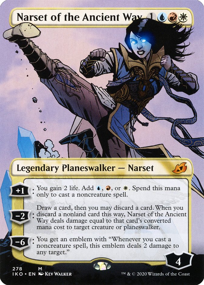 Narset of the Ancient Way (Borderless) [Ikoria: Lair of Behemoths] | Local Legends