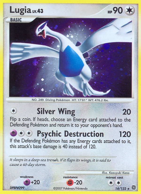 Lugia (14/132) [Diamond & Pearl: Secret Wonders] | Golgari Games