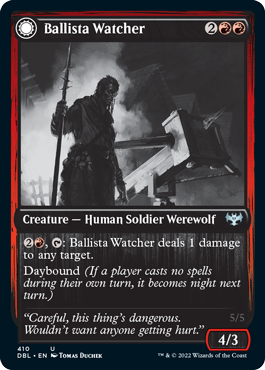 Ballista Watcher // Ballista Wielder [Innistrad: Double Feature] | Local Legends