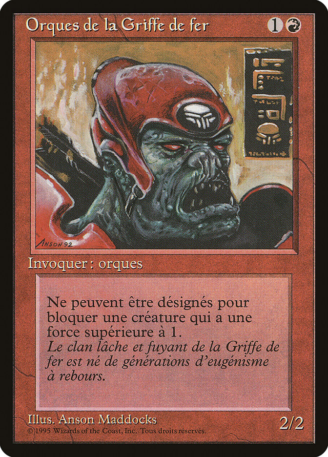 Ironclaw Orcs (French) - "Orques de la Griffe de fer" [Renaissance] | Local Legends