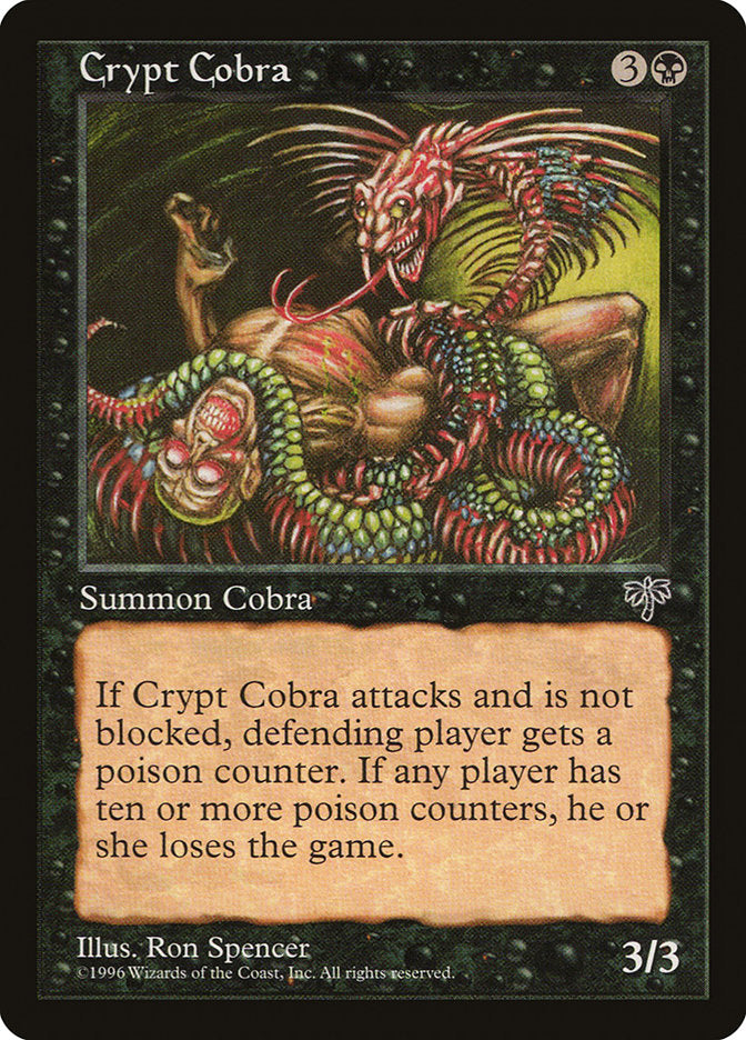 Crypt Cobra [Mirage] | Golgari Games