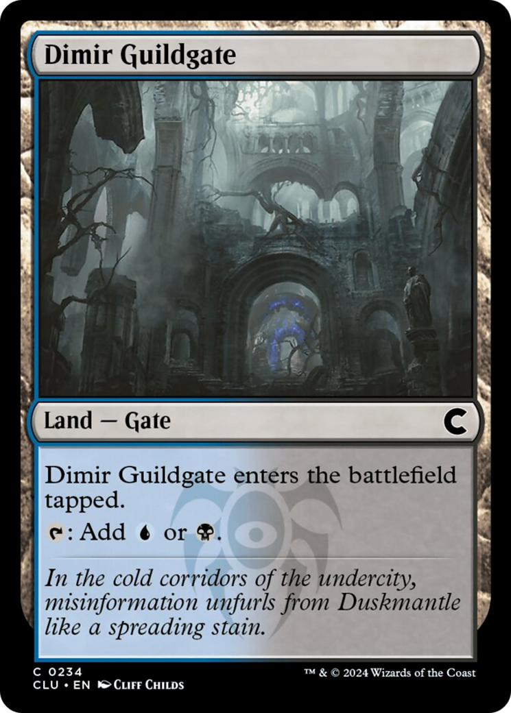 Dimir Guildgate [Ravnica: Clue Edition] | Local Legends