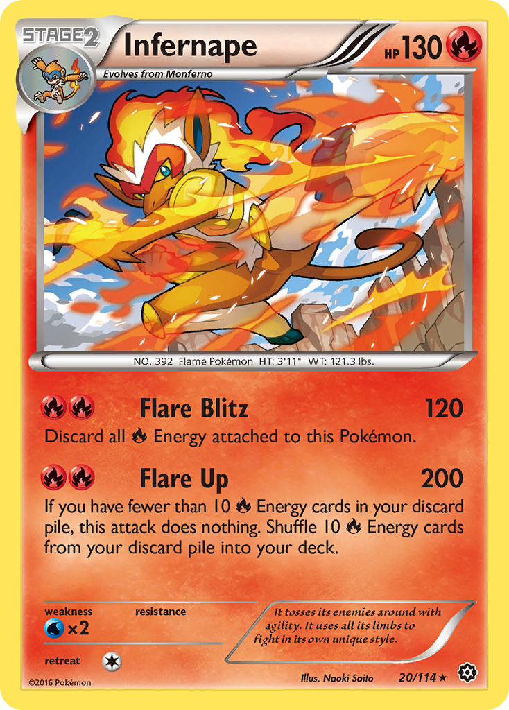 Infernape (20/114) [XY: Steam Siege] | Golgari Games